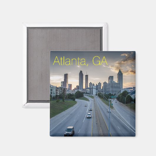 Magnet Skyline Atlanta (Recto/Verso)