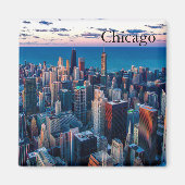 Magnet Skyline de Chicago (Devant)