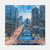 Magnet Skyline de Chicago (Devant)