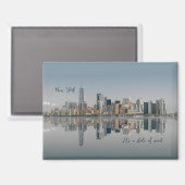 Magnet Skyline de New York (Recto/Verso)