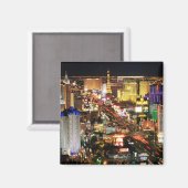 Magnet Skyline de nuit Las Vegas (Recto/Verso)