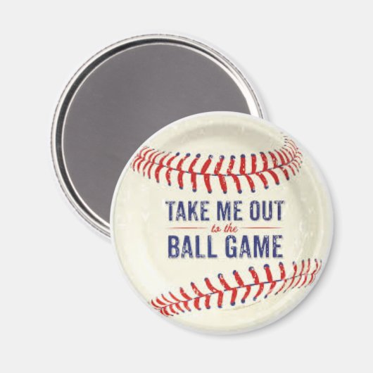 Magnet ( Sortez-moi au jeu de balle) (Recto/Verso)