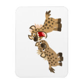 Magnet souple Hyenas Cartoon Big Teethed Cute (Vertical)