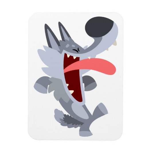 Magnet souple Wolf Dancing Cute (Vertical)