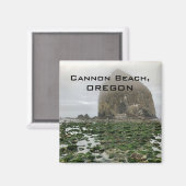 Magnet souvenir : Cannon Beach, OU (Recto/Verso)