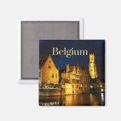 Magnet souvenir de Belgique (Recto/Verso)