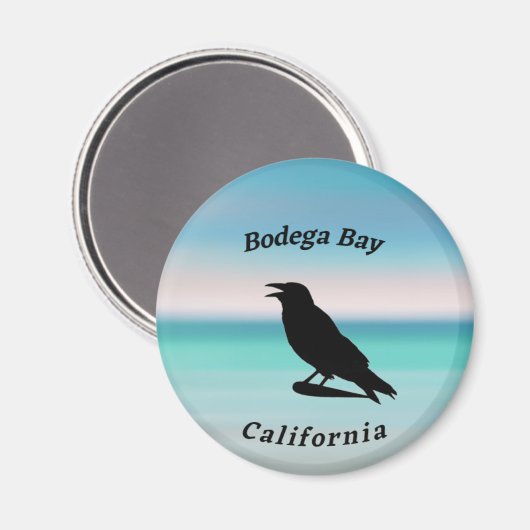 Magnet souvenir de Bodega Bay (Recto/Verso)