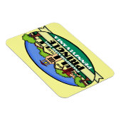 Magnet souvenir de petite ville de Pringle Pennsyl (Côté Droit)