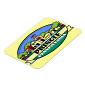 Magnet souvenir de petite ville de Pringle Pennsyl (Côté Gauche)