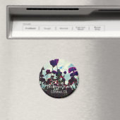 Magnet souvenir : Les champs de fleurs à Carlsbad, (In Situ (Lave-vaisselle))