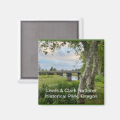 Magnet souvenir : Lewis & Clark Nat'l Historical P (Recto/Verso)