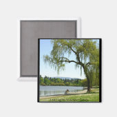 Magnet Souvenir Magnet de Vancouver Boutons et cad (Recto/Verso)