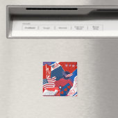 Magnet souvenir USA (In Situ (Lave-vaisselle))