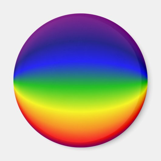 Magnet - Spherische regenboog Magneet (Voorkant)