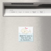 Magnet Square Hallo! Ik ben een Aquaholic Magneet (Insitu (Vaatwasser))