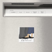 Magnet Square Vaderdag Magneet (Insitu (Vaatwasser))