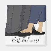 Magnet Square Vaderdag Magneet (Voorkant)