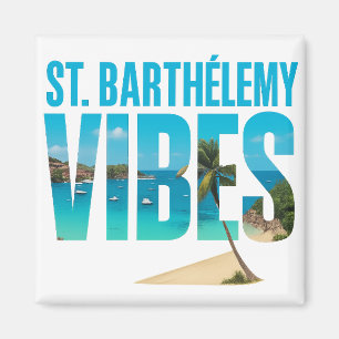 Magnet St. Barthélemy Vibes Souvenir tropical