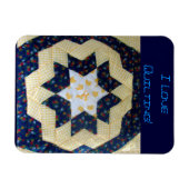 Magnet - Star Quilt patroon Magneet (Horizontaal)
