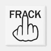 Magnet Stop Fracking Magneet (Voorkant)