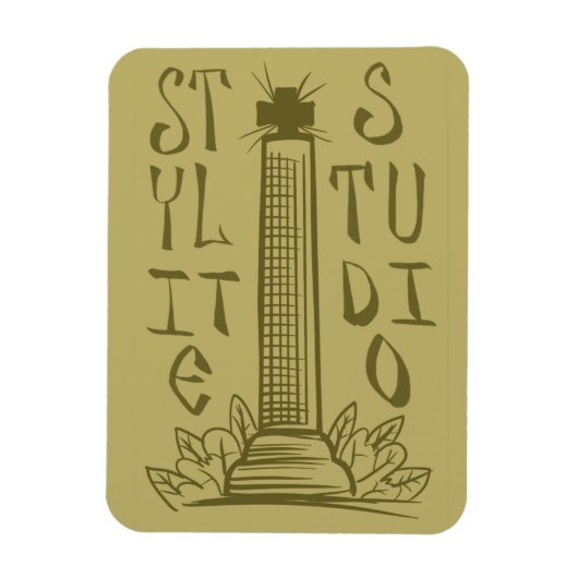 Magnet Studio de stylet Brown (Vertical)