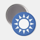 Magnet Sun blanc (Recto/Verso)