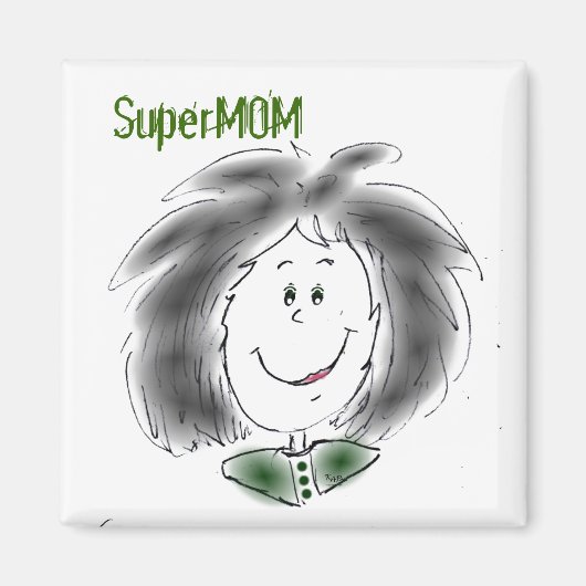 Magnet SuperMOM (Devant)