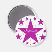 Magnet Superstar, violet (Recto/Verso)