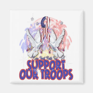 Magnet "Support our Troops" Magneet