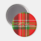 Magnet Tartan de Noël (Recto/Verso)