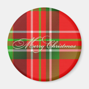 Magnet Tartan de Noël