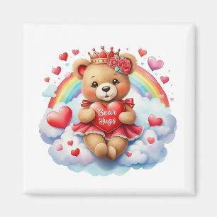 Magnet Teddy pour la Saint-Valentin  