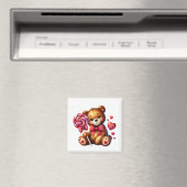 Magnet Teddy pour la Saint-Valentin   (In Situ (Lave-vaisselle))