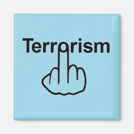 Magnet Terrorisme Flip Magneet (Voorkant)