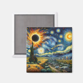 Magnet Texas Eclipse (Recto/Verso)