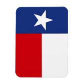 Magnet Texas Lone Star État Drapeau rouge blanc bl (Vertical)