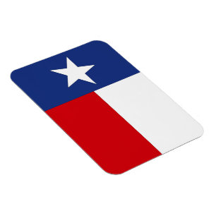 Magnet Texas Lone Star State Flag Red White Blue Magneet