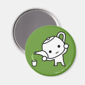 Magnet - Thé vert - GreenBack (Recto/Verso)