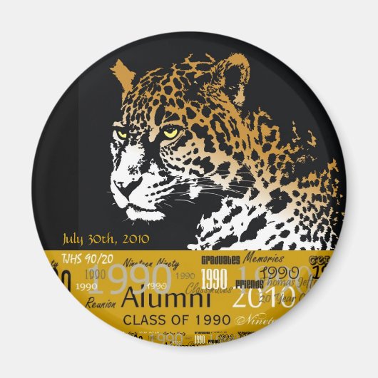 Magnet TJHS 20 ans rond (Devant)