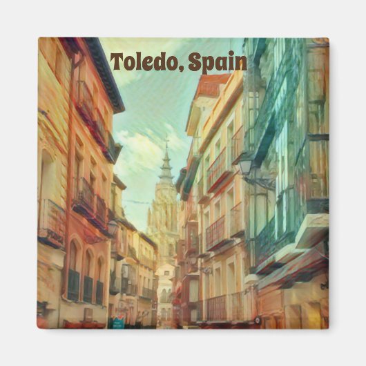 Magnet Toledo Spanje Magneet (Voorkant)