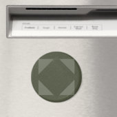Magnet triangle vert de mousse moderne (In Situ (Lave-vaisselle))