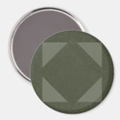 Magnet triangle vert de mousse moderne (Recto/Verso)