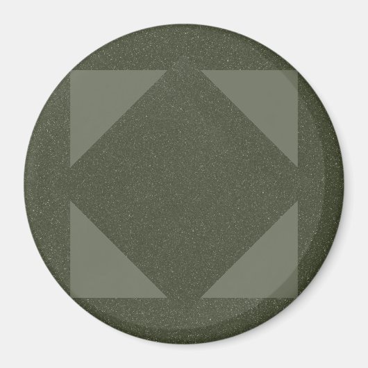 Magnet triangle vert de mousse moderne (Devant)