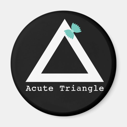 Magnet triangulaire aigu (Devant)