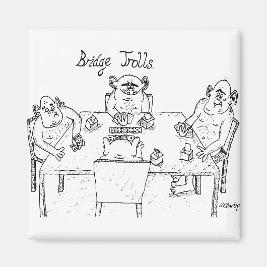 Magnet - Trolls des ponts (Devant)
