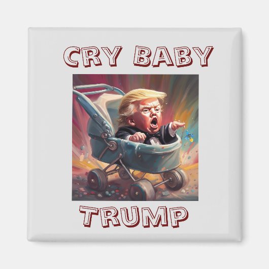 Magnet Trump Cry Baby (Devant)