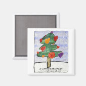 Magnet - Un cadeau du coeur (Recto/Verso)