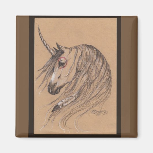 Magnet Unicorne natif (Devant)