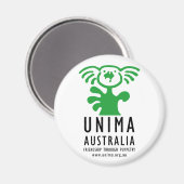 Magnet UNIMA Australie (Recto/Verso)