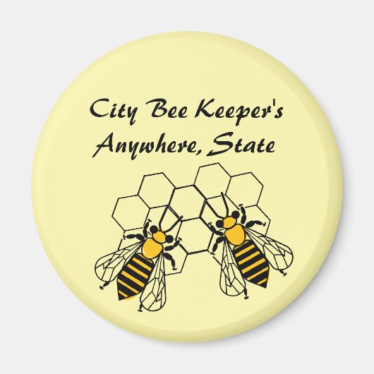 Magnet - Urban Bee Keeper Group (Devant)